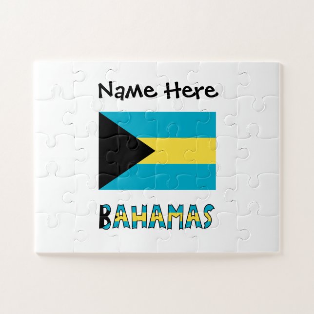 Bahamas-Bahamian-Flagge (Horizontal)