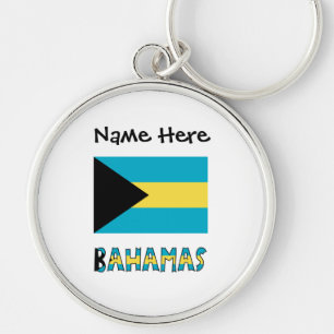 Bahamas bahamische Flagge  Schlüsselanhänger