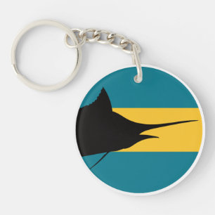 Bahamas Blue marlin Bahamian National Animal Flag