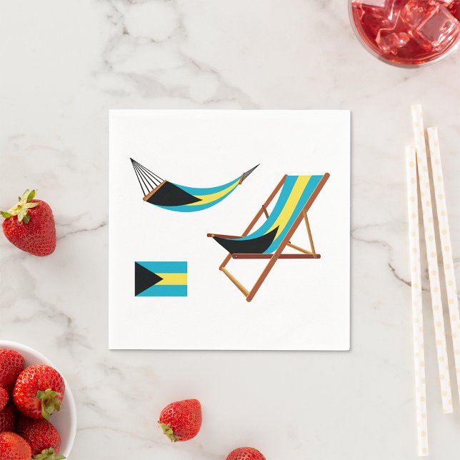 Bahamas Chairs Paper Napkins Serviette (Von Creator hochgeladen)