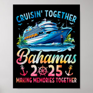 Bahamas Cruise 2025 Family Cruise Trip Squad Group Poster