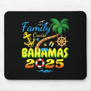 Bahamas Cruise 2025 Family Friends Group Urlaub Mousepad