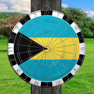 Bahamas Dartboard, Spielbrett, Bahamas Flag Dartscheibe