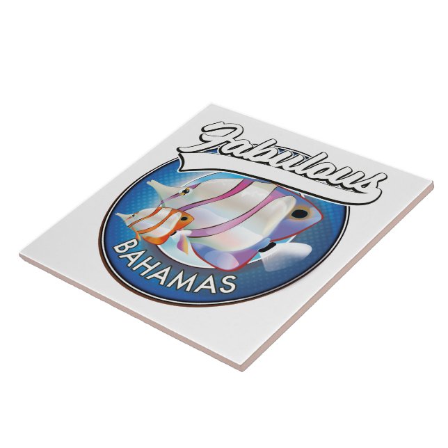 Bahamas fabelhaftes Logo Fliese (Seite)