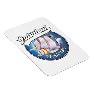 Bahamas fabelhaftes Logo Magnet