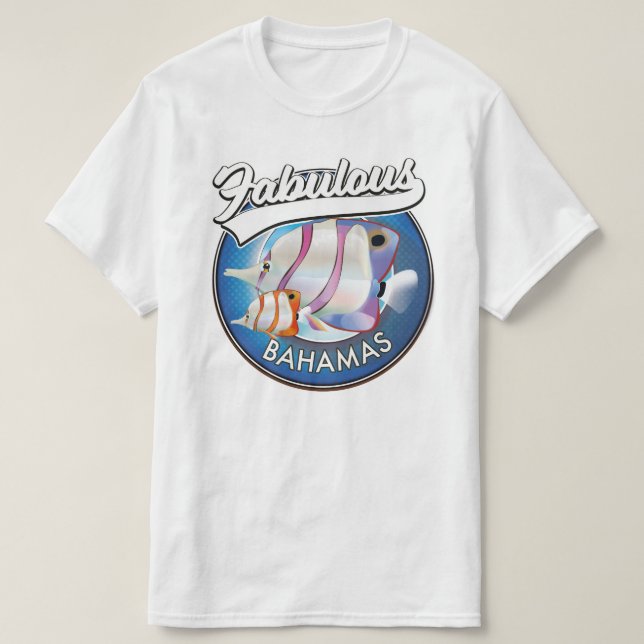 Bahamas fabelhaftes Logo T-Shirt (Design vorne)