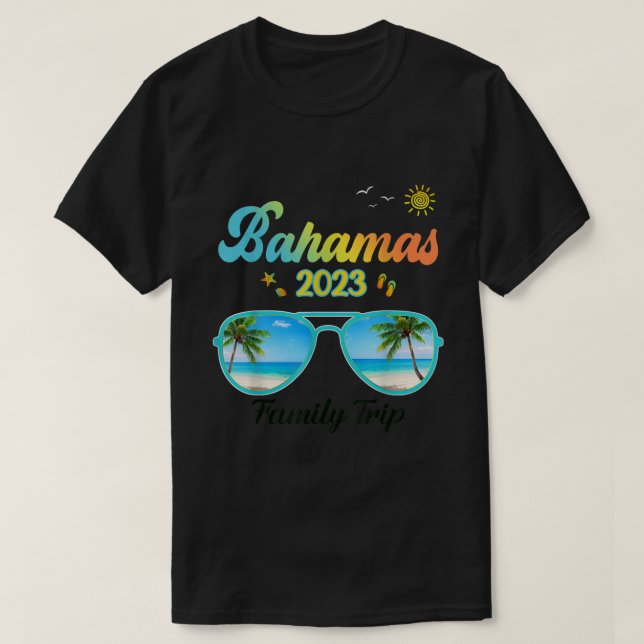 Bahamas Familienreise Matching Group Urlaub Kreuzf T-Shirt (Design vorne)