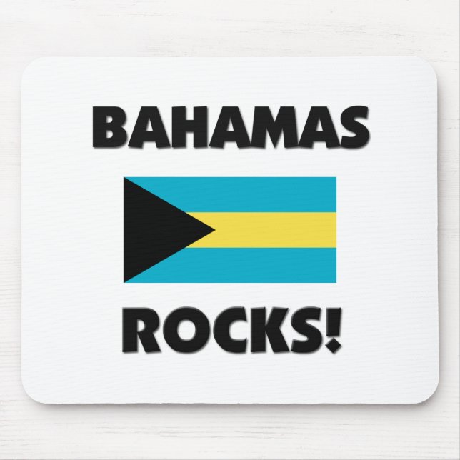 Bahamas-Felsen Mousepad (Vorne)