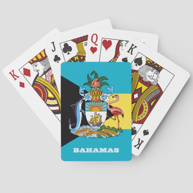 Bahamas Flag Games, Bahamas Spielkarten (Rückseite)