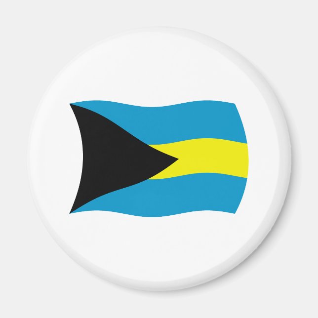 Bahamas Flag Magnet (Vorne)