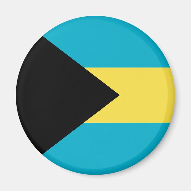 Bahamas Flag Magnet (Vorne)
