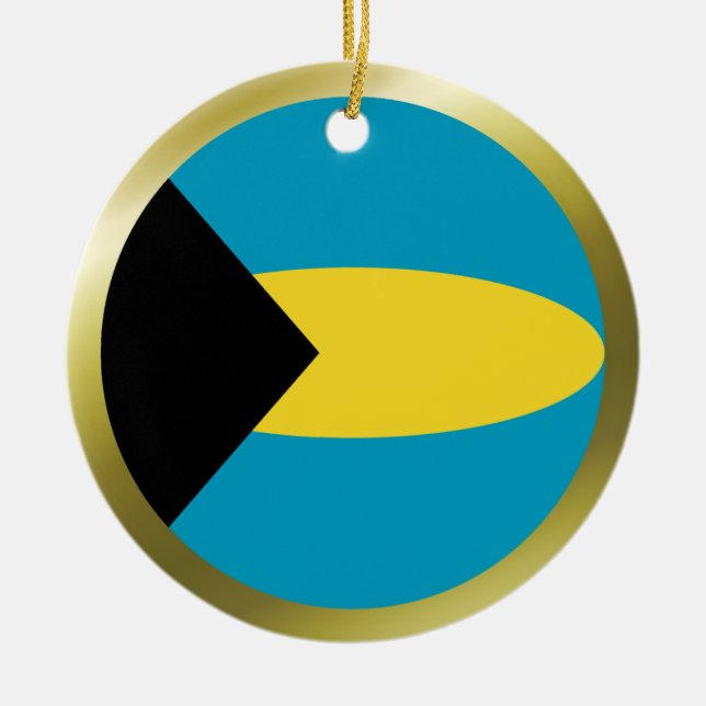 Bahamas Flag Ornament (Vorne)