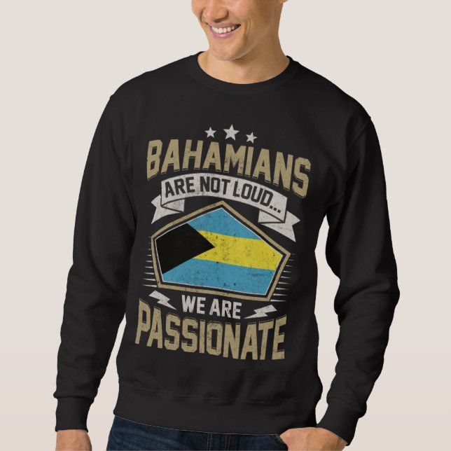 Bahamas Flag Passionate Bahamians Girls & Women Sweatshirt (Vorderseite)