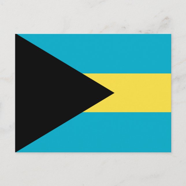 Bahamas Flag Postkarte (Vorderseite)