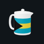 Bahamas Flag Teapot<br><div class="desc">Fügen Sie Ihrer Teestunde eine Touch bahamianischen Stolzes hinzu, mit unserem exklusiven Teekessel mit der Flagge der Bahamas! Dieser Teekessel mit viel Liebe zum Detail ist mehr als nur ein funktioneller Gegenstand, er ist eine Feier des bayerischen Erbes und kulturellen Stolzes. Das lebendige Design zeigt die berühmte bahamianische Flagge, was...</div>