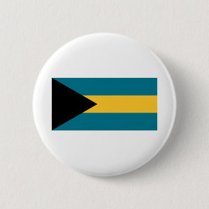 Bahamas-Flagge Button