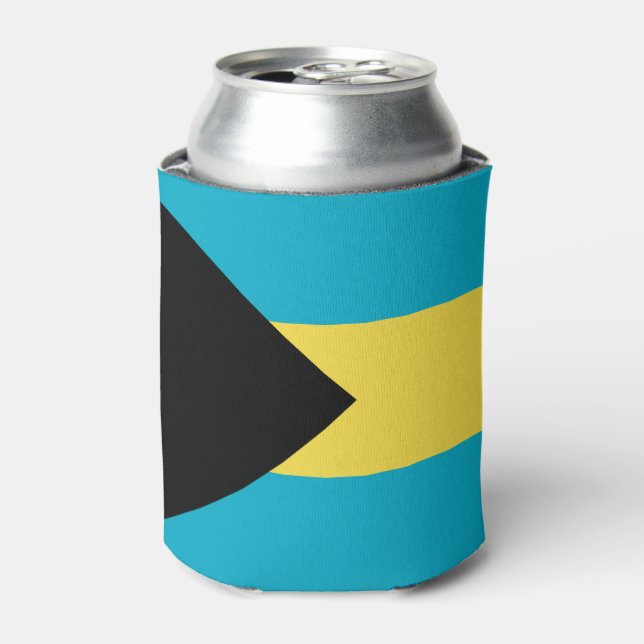 Bahamas-Flagge Dosenkühler (Kanne Vorderseite)