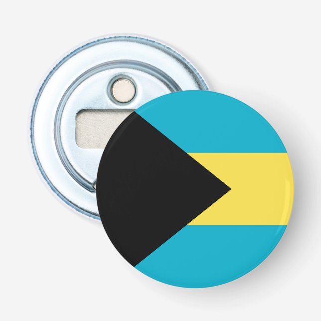 Bahamas-Flagge Flaschenöffner (Vorderseite)