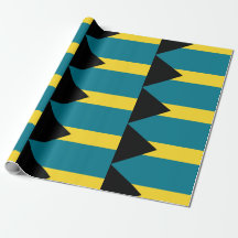 Bahamas-Flagge gemustert