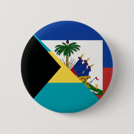 Bahamas-Flagge | Halbfahne Haitianischer Flagge Button