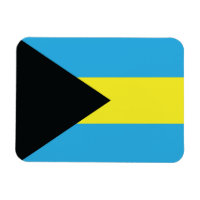 Bahamas-Flagge in Schwarz, Gold und Aquamarine