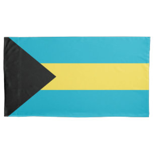 Bahamas-Flagge Kissenbezug