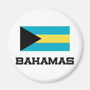 Bahamas-Flagge Magnet