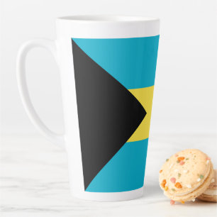 Bahamas-Flagge Milchtasse