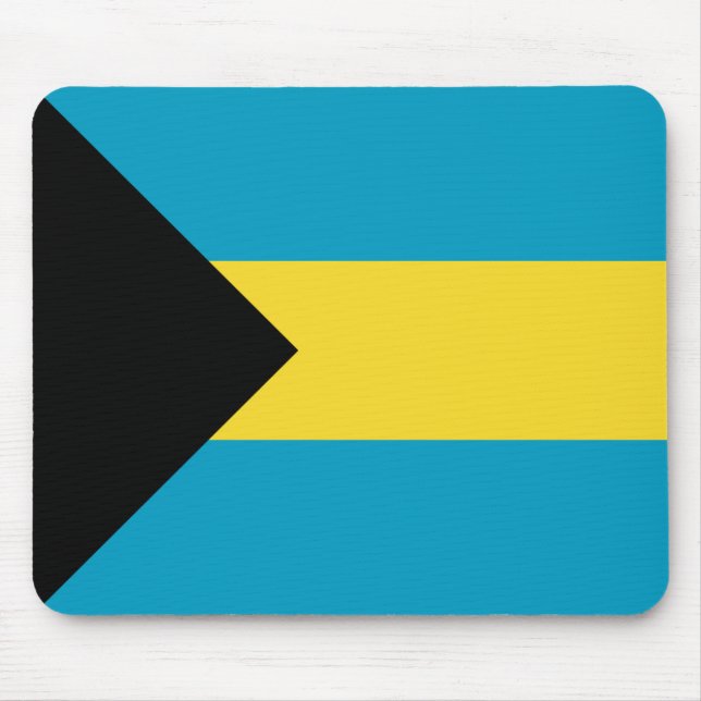 Bahamas-Flagge Mousepad (Vorne)