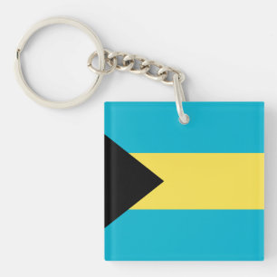 Bahamas-Flagge Schlüsselanhänger