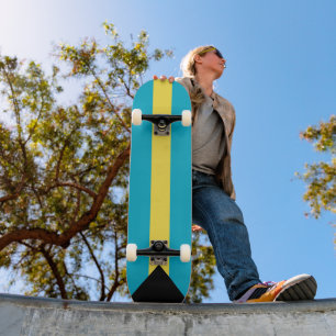 Bahamas-Flagge Skateboard