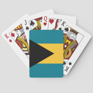 Bahamas-Flagge Spielkarten