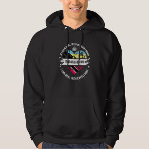 Bahamas-Flagge Trinidad&Tobago Gewachsen Ehemann Hoodie