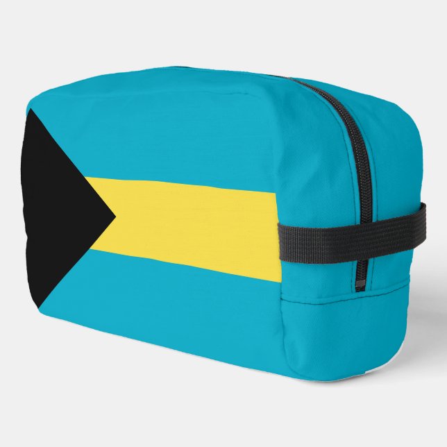 Bahamas-Flagge Waschbeutel (Linke Seite)
