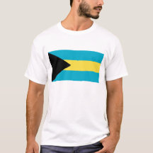Bahamas Flaggen T-Shirt, Patriotische T-Shirts,