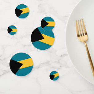 Bahamas-Flaggentisch Confetti Konfetti