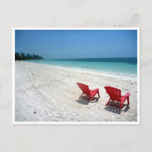 Bahamas für zwei Personen Postkarte