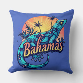 Bahamas Gecko Caribbean Kissen