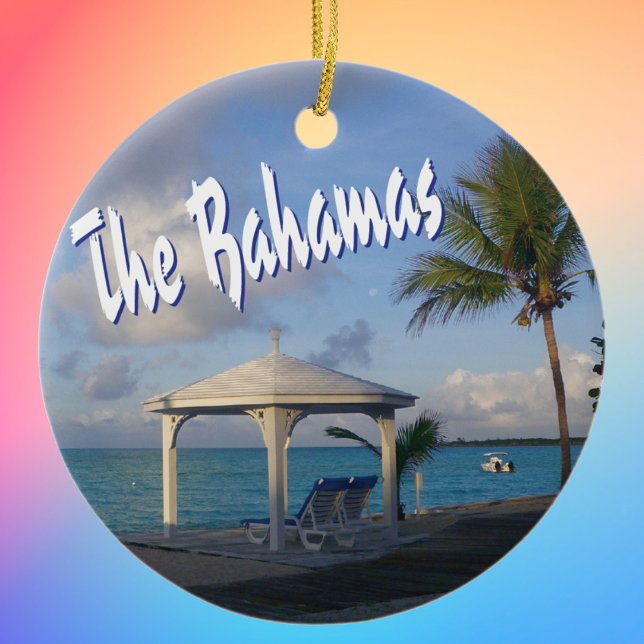 Bahamas-Gedenken Keramik Ornament (Von Creator hochgeladen)