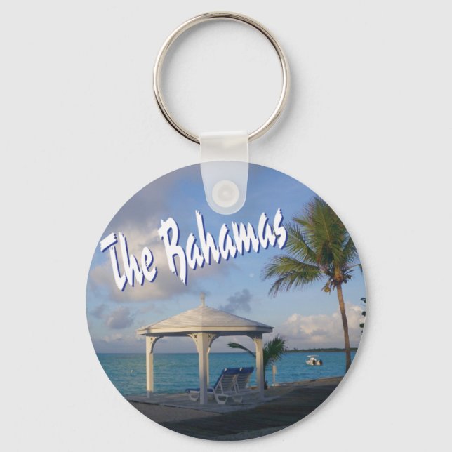 Bahamas-Gedenken Schlüsselanhänger (Vorderseite)