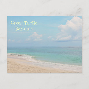 BAHAMAS/GREEN TURTLE CAY" DESERTED STRAND POSTKARTE