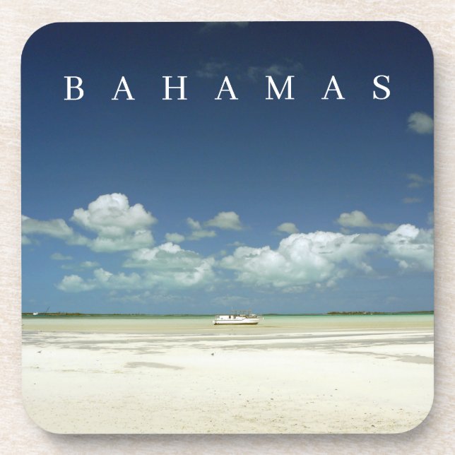 Bahamas Hafen Untersetzer (Vorderseite)