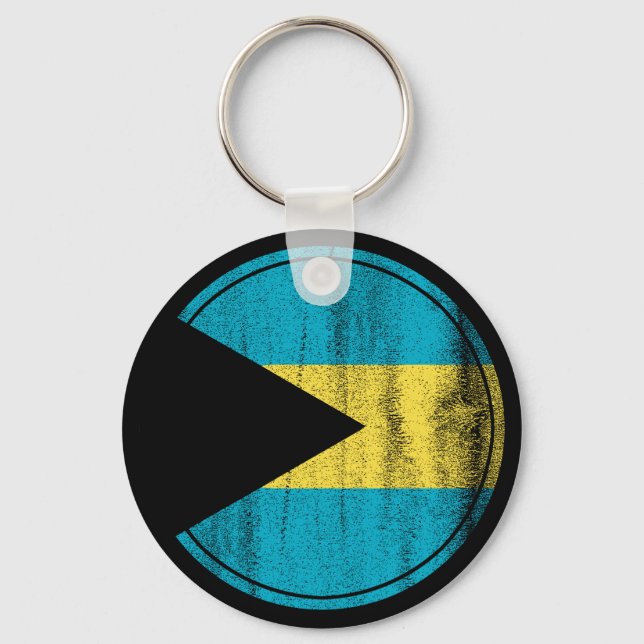 Bahamas Independence Bahamas Flag Bahamas Bahamas Schlüsselanhänger (Vorderseite)