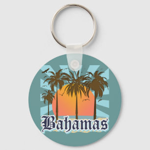 Bahamas-Insel-Strände Schlüsselanhänger