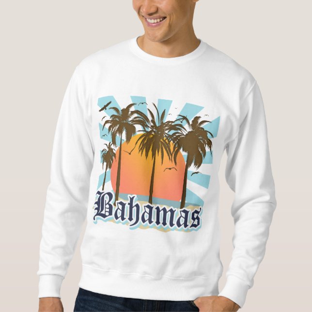 Bahamas-Insel-Strände Sweatshirt (Vorderseite)