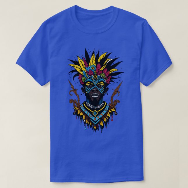 Bahamas-Junkanomen T-Shirt (Design vorne)