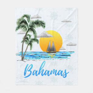 Bahamas Karibisches Segeln Fleecedecke