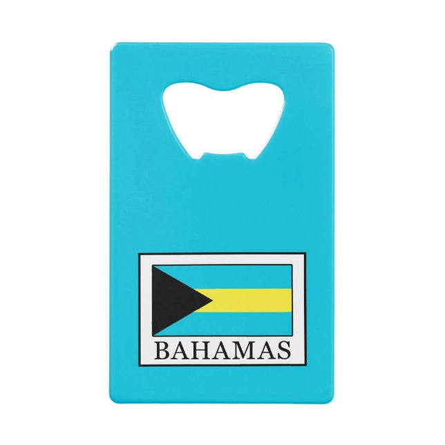 Bahamas Kreditkarten Flaschenöffner (Vorderseite)