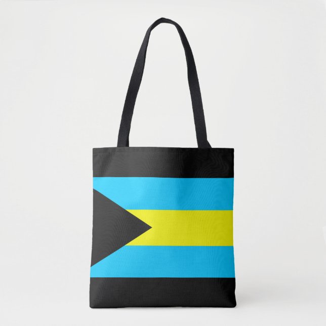 Bahamas-Landesflaggesymbol lang Tasche (Vorderseite)