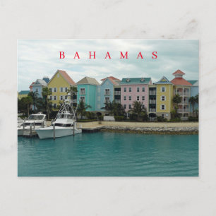 Bahamas Marina Village vue carte postale